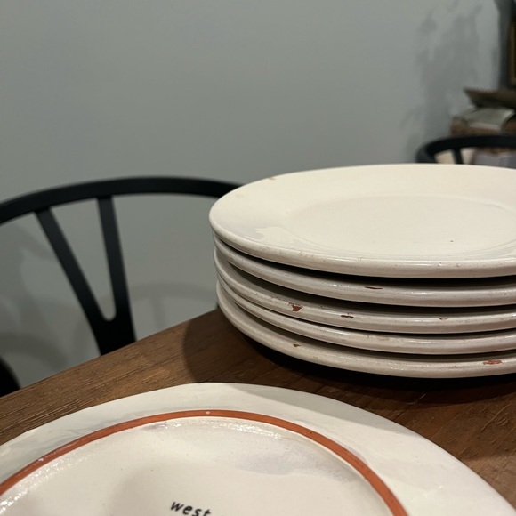 West Elm Dining Set Of 6 West Elm Terracotta Side Plates Poshmark